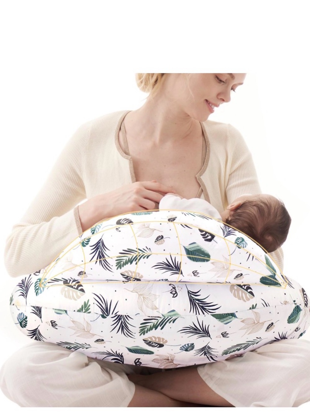 NWT - Momcozy - Nursing Pillow - Snug Spring